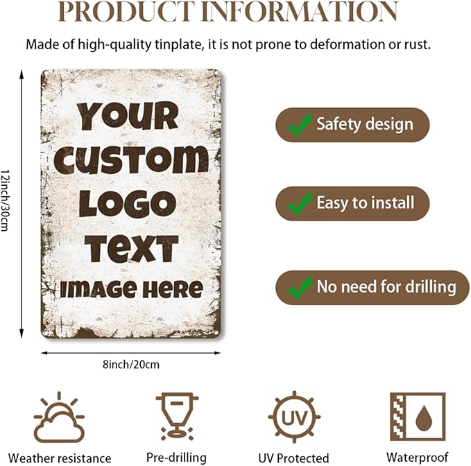 Personalized Metal Sign Custom - Image 7