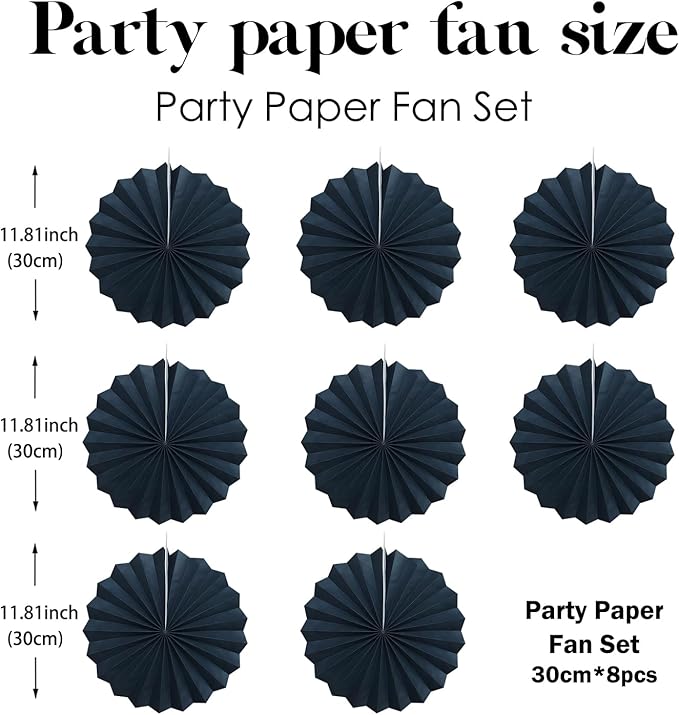 Black Party Decorations, Halloween Decor Events Accessories, Anniversary - Image 2
