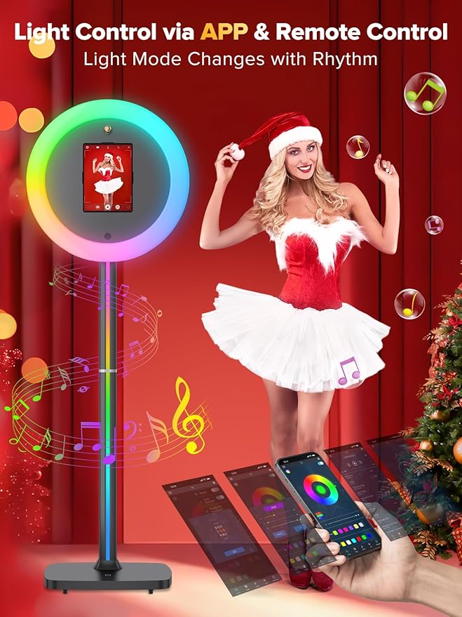 Photo Booth Machine, Portable Photo Booth Compatible Any Ipad, PhotoBooth Stand - Image 8