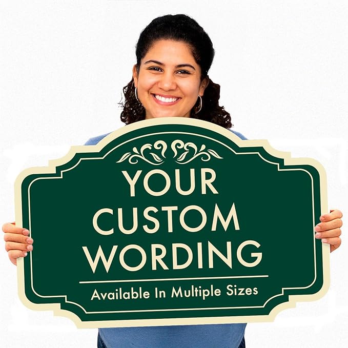 Custom Aluminum Signs: Driveway/Outdoor Metal, Waterproof, Forest Green 24x18 In - Image 8