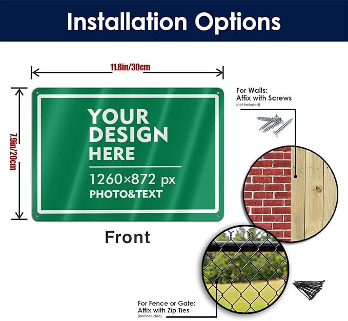 Custom Signs Outdoor Metal Sign - Image 6