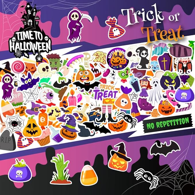120 Pcs Halloween Stickers, Halloween Stickers - Image 2