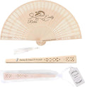 50 PCS Custom Fans Personalized Folding Fans by Unknown