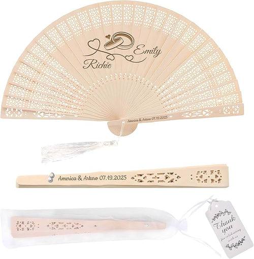 10 PCS Custom Fans Personalized Folding Fans by Unknown