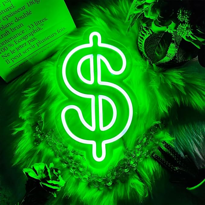 Dollar Neon Sign Money Neon Signs by INSNEnNNeonSignsFactory1999