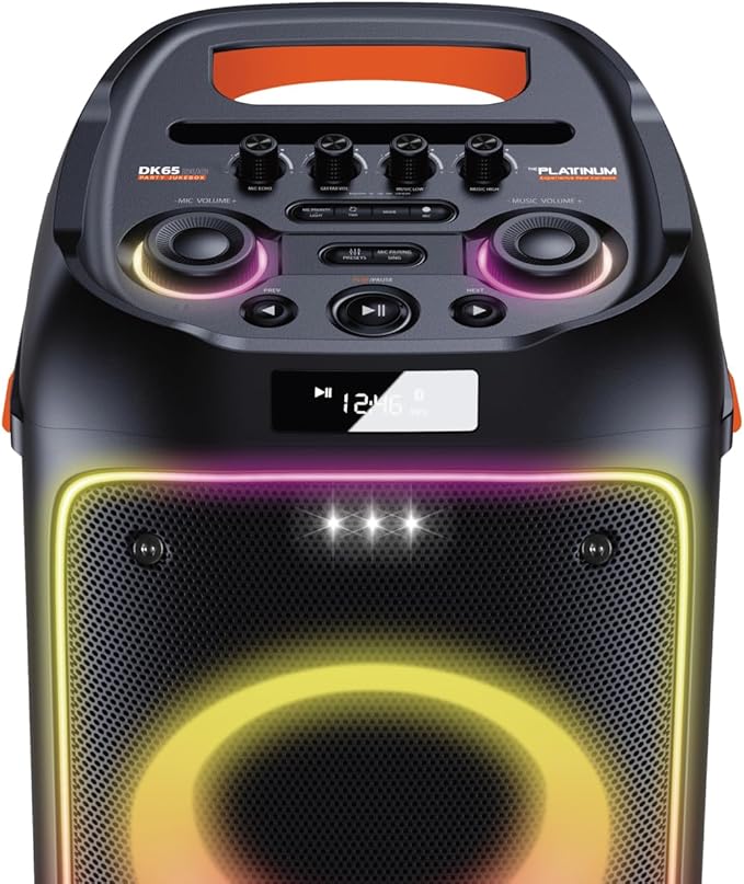 The Platinum DK65 Bluetooth Party Speaker, Karaoke Machine - Image 7