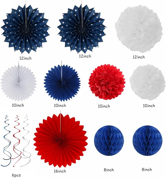 Fourth-4th of July Memorial-Day Party-Decorations - Image 2