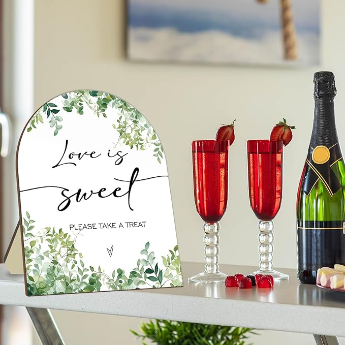 Love is Sweet Please Take A Treat Sign, Love is Sweet Sign - Image 4