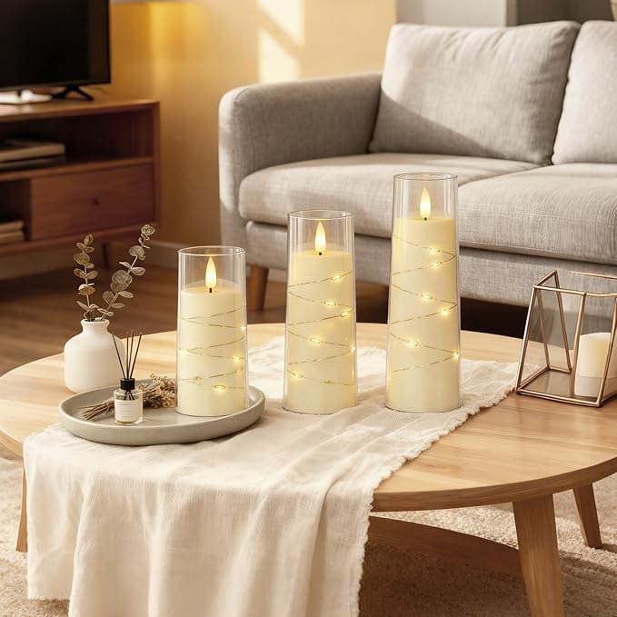 Raycare Flameless Candle with Remote Timer, 7 Flickering Acrylic Battery - Image 8