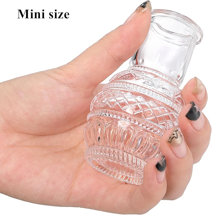 Tebery 20 Pack Glass Bud Vases, Vintage Mini Glass Vase Set Bulk - Image 4