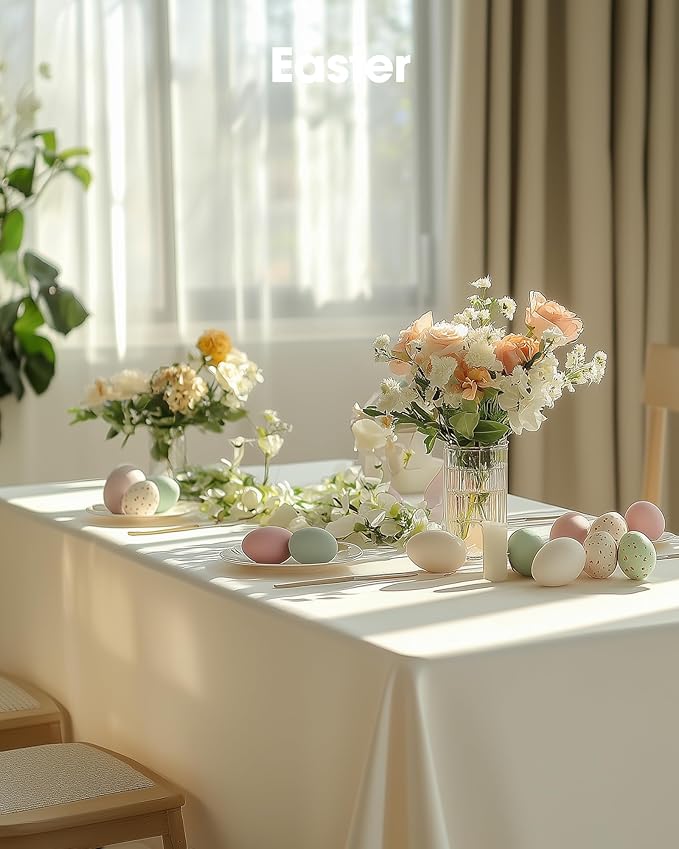 Pureegg Plastic Table Cloth Disposable 10 Pack, 54 x 108 Inch Table Cloths - Image 9