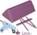 MATUFF light purple Hot Glue Sticks Mini 0.27" x 5.9 inches, Hot Melt Mini Glue by MATUFF