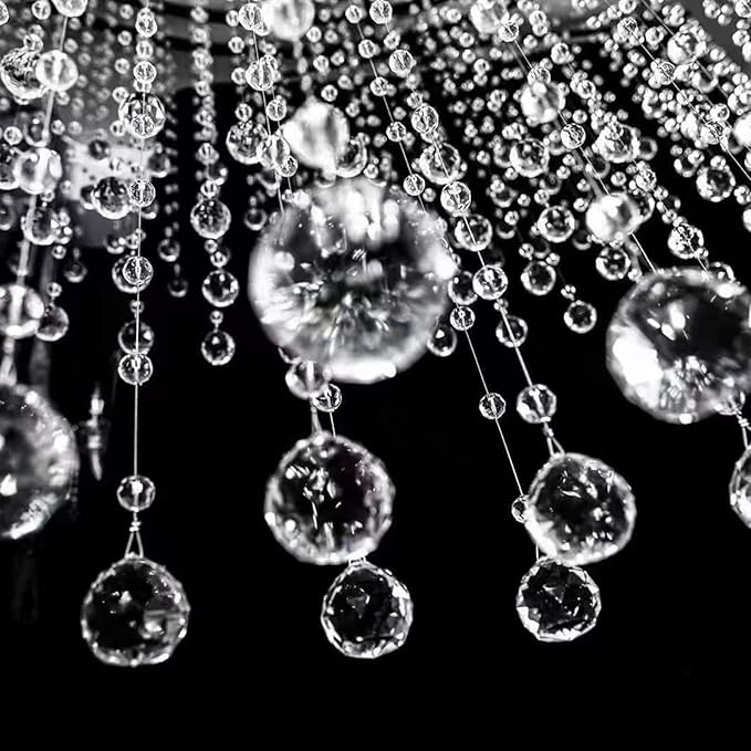 Boloban Clear Crystal Beads String Wedding Arch Decorations centerpieces Beads by Boloban