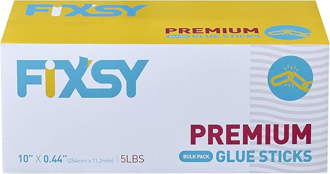 FIXSY Hot Glue Gun Sticks Premium, Full Size 10" Long x .44" Diameter 7/16 11mm - Image 7