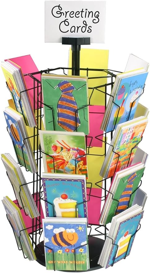 Greeting Card Racks with 5 x 7 Pockets by Displays2go
