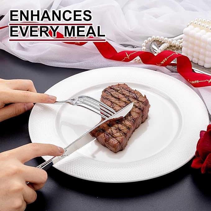 200PCS Silver Plastic Cutlery - Image 9