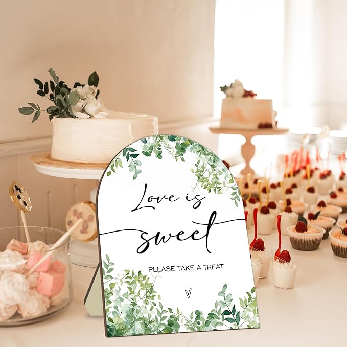 Love is Sweet Please Take A Treat Sign, Love is Sweet Sign - Image 3