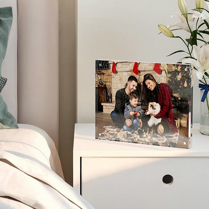 8x10 Acrylic Picture Frame 1 Pack, Desktop Display Decor Gift - Image 6
