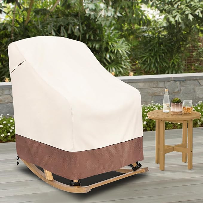 Okcool Patio Rocking Chair Cover 2-Pack, Rocking Chair Covers - Image 6