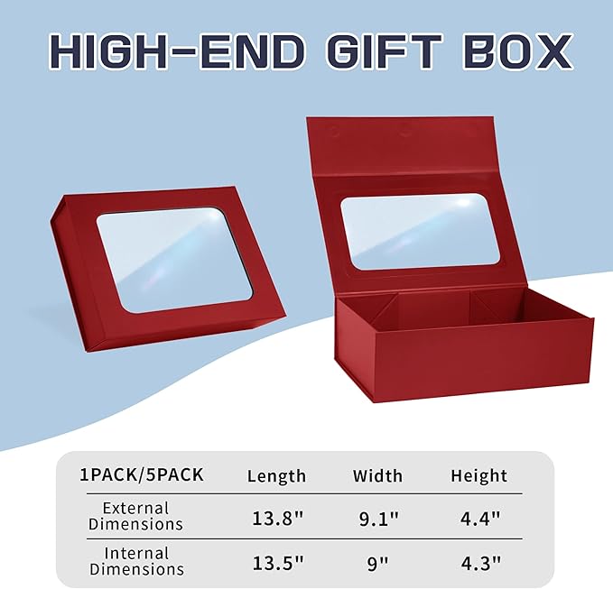 TIACABO Red Large Gift Box - Image 2