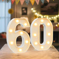 LED Marquee Light Up Numbers Sign by NANXU