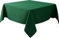 Biscaynebay Textured Fabric Christmas Square Table Cloth 90x90 Inch, Hunter by Biscaynebay