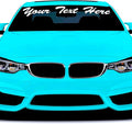 Custom Vinyl Lettering for Car, Windshield, Vinyl Letters, Decal Sticker by 1060Graphics