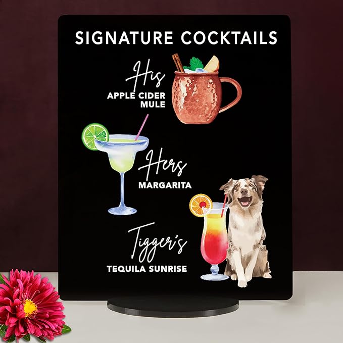 Pet Signature Drink Wedding Signs - Image 2