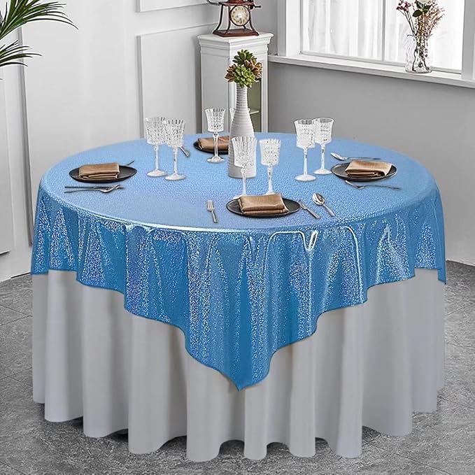 Fitable Sequin Tablecloth for Parties 60x60 Inch - Image 7