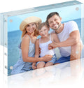 HOUSE DAY Acrylic Picture Frames 5x7, 1 Pack Magnetic 5x7 Picture Frame by HOUSEDAY