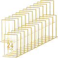 Hoteam 24 Pack 4 x 6 Clear Acrylic Sign Holder by Hoteam