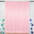 ShinyBeauty Sequin Backdrop 7ftx7ft Baby Pink | Sparkle Drapes by ShinyBeauty