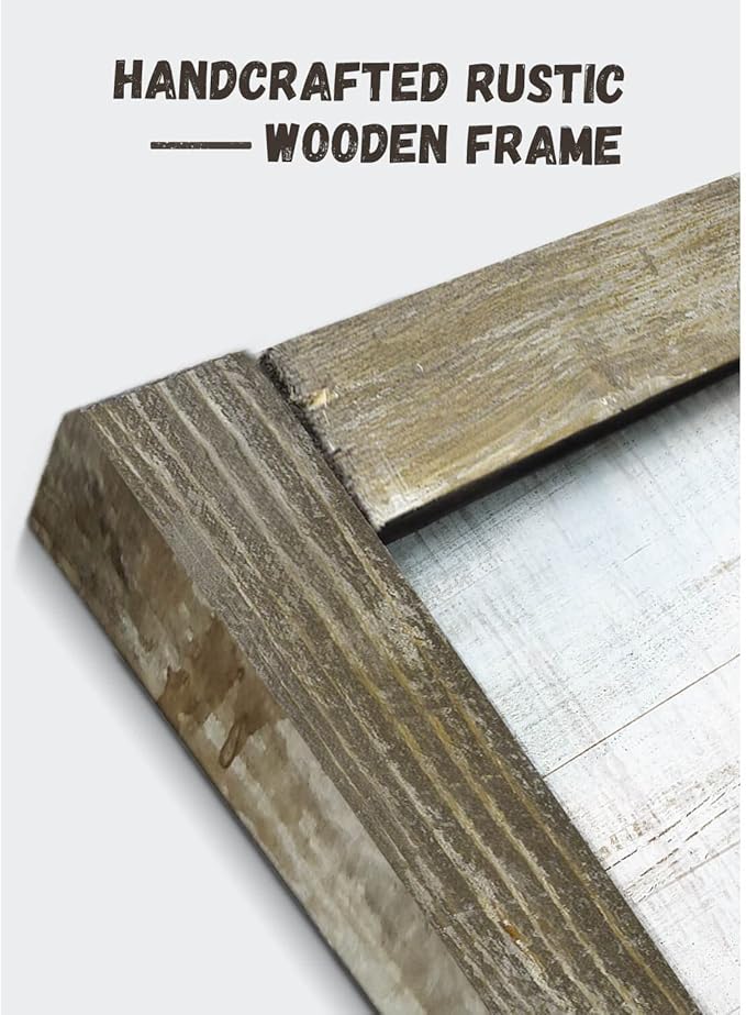 Rustic Landscape Wooden Picture Artwork - Image 2