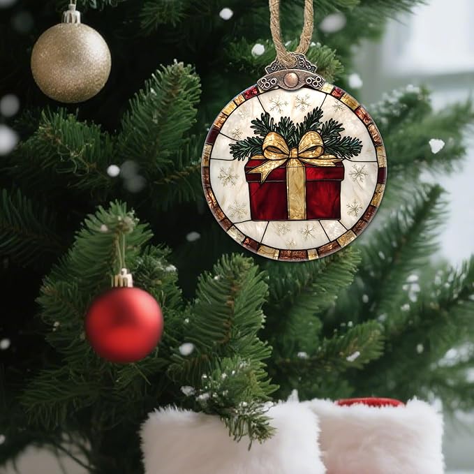 Stained Glass Christmas Decorations - Image 2