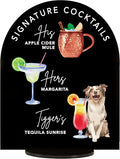 Pet Signature Drink Wedding Signs by Elation+Factory+Co.