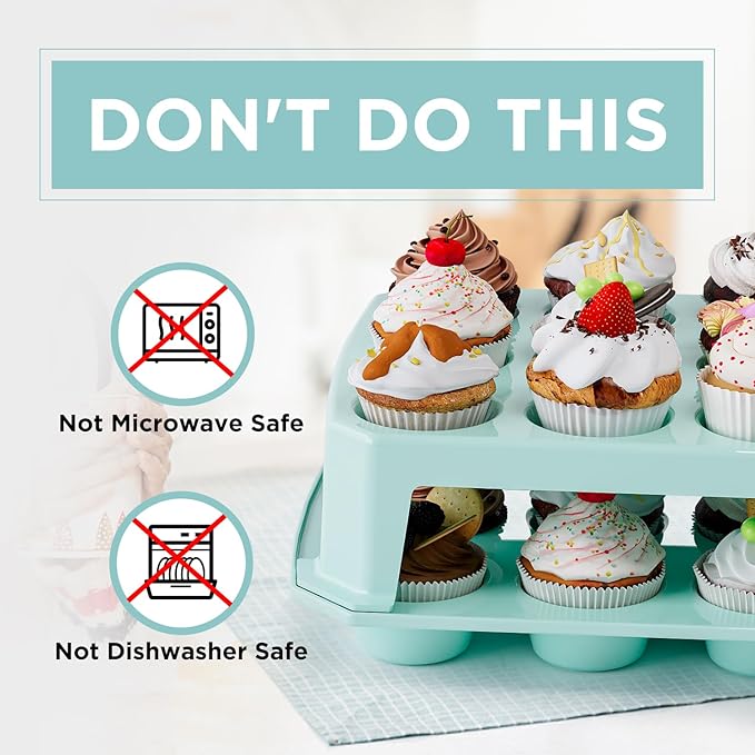 Cupcake Carrier 24 Count, Cupcake Container - Image 6