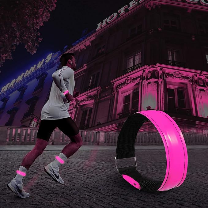 Rechargeable LED Armband for Running, Light Up LED Armband, High Visibility - Image 7