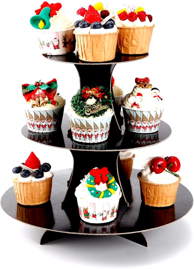 3-Tier Cupcake Stand, Cake Stand holder, Tiered DIY Cupcake Stand Tower - Image 3