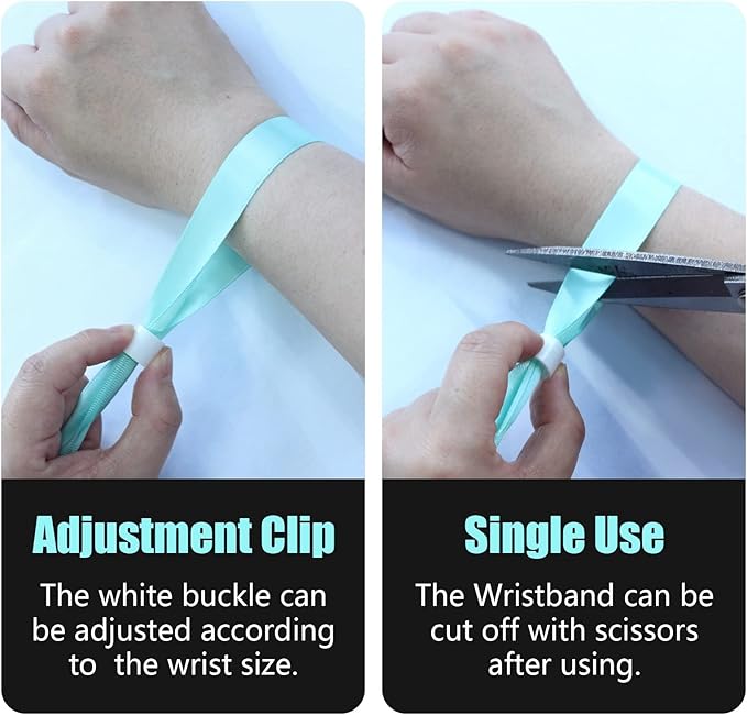 100 Pcs Cloth Event Wristbands, Event Wristbands, Colored Wrist Bands - Image 3