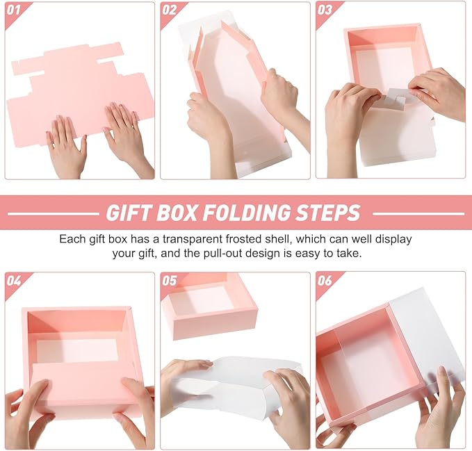 Roowest 50 Sets Kraft Soap Boxes Rectangle Packaging Box - Image 3