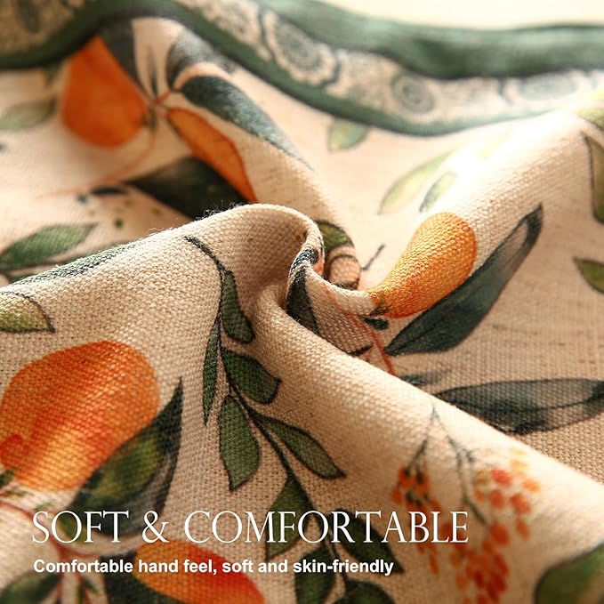 patdrea Designer Vintage Fresh Farmhouse Extra Long Linen Table Runner 118 Inch - Image 5