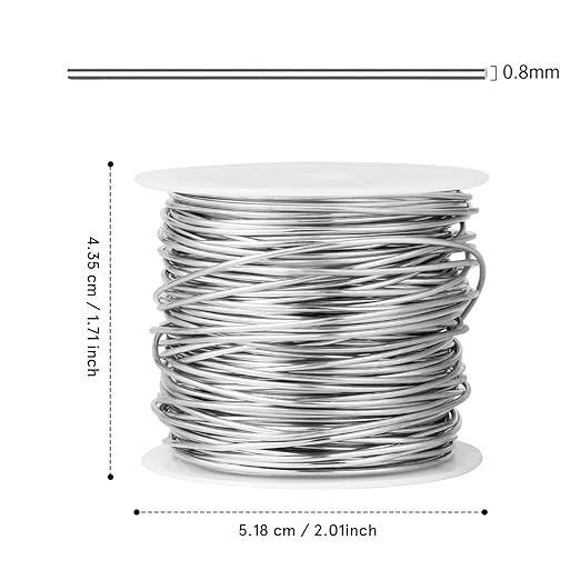 82FT Jewelry Wire 20 Gauge Tarnish-Resistant Copper Beading Wires Roll Bulk - Image 3