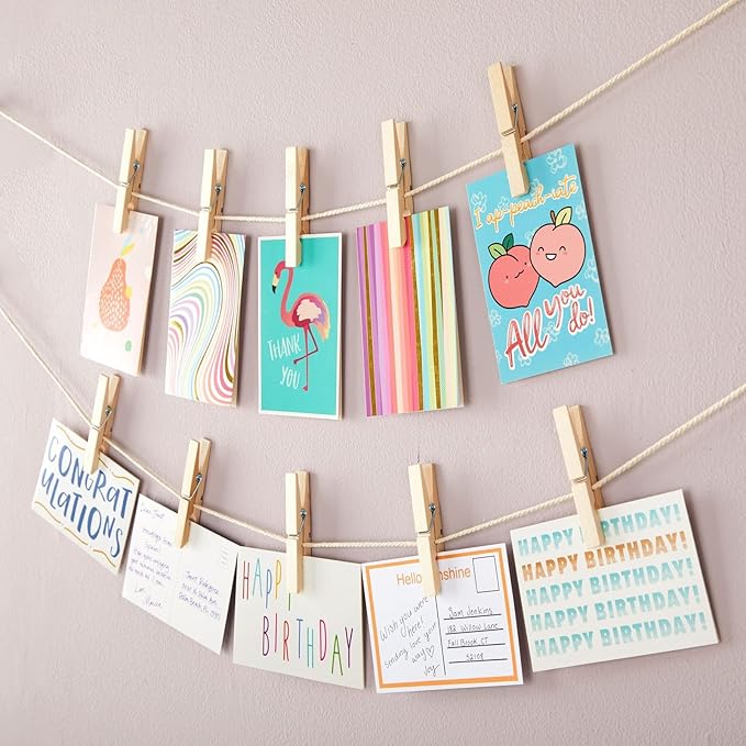 Juvale Wooden Clothespins & Hanging Clips - Image 4