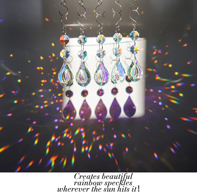20pcs Colorful Crystals Suncatcher - Image 5