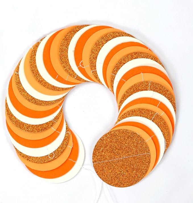 Boho Orange-Beige Baby-Shower Party-Decorations Streamers - 52Ft Neutral - Image 3