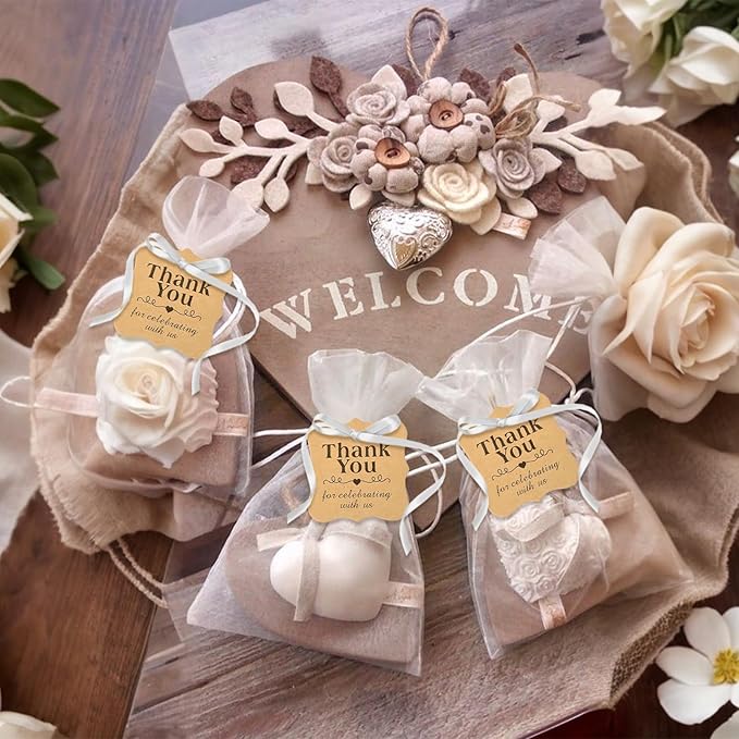 SallyFashion 150 PCS Thank You Brown Gift Tags - Image 2