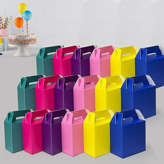XAGLVV 24Pack Purple Boxes, Party Favor Boxes Packs 7 x3.5x 6.6 Inches - Image 6
