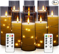 Flameless LED Candles with Timer 9 Pc Flickering Flameless Candles by FLAMELESSCANDLES