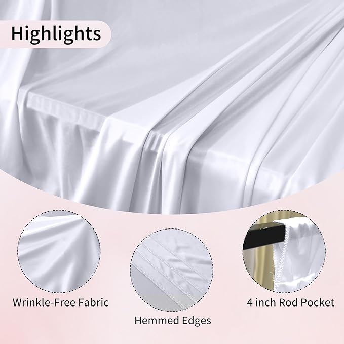 30x10ft Backdrop Curtains for Parties, 6 Panels 5x10ft Photography Backdrop - Image 3