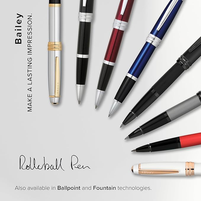 Cross Bailey Refillable Rollerball Pen Presented in a Premium Gift Box - Image 5